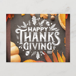 Happy Thanksgiving Postcard