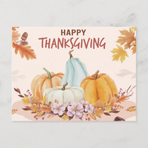 Happy Thanksgiving Postcard