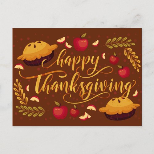 Happy Thanksgiving Postcard