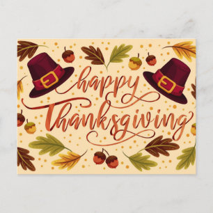 Happy Thanksgiving  Postcard