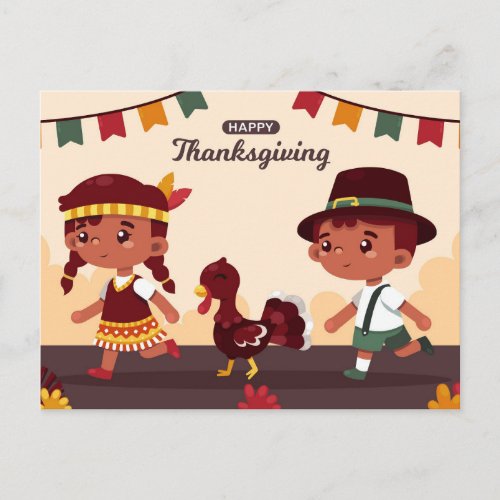 Happy Thanksgiving Postcard