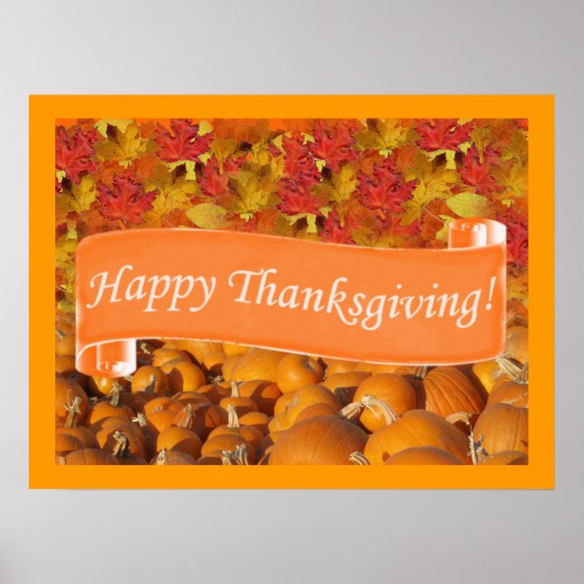 Happy Thanksgiving Poster (Front)