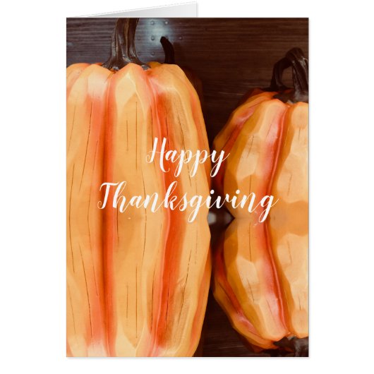 Happy Thanksgiving Pumpkins Holiday (Front)