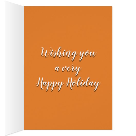 Happy Thanksgiving Pumpkins Holiday (Inside (Right))