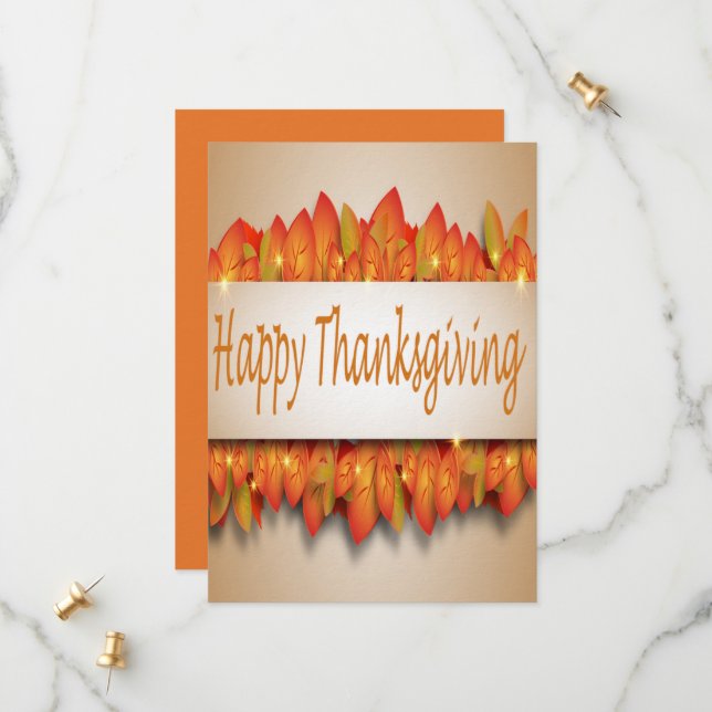 Happy Thanksgiving Save The Date (Front/Back In Situ)