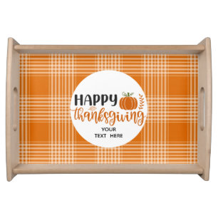 Happy Thanksgiving Serving Tray