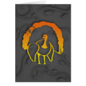 Happy Thanksgiving Shadow Turkey (Front)
