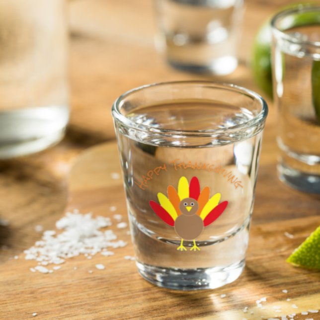 Happy Thanksgiving Shot Glass (Creator Uploaded)
