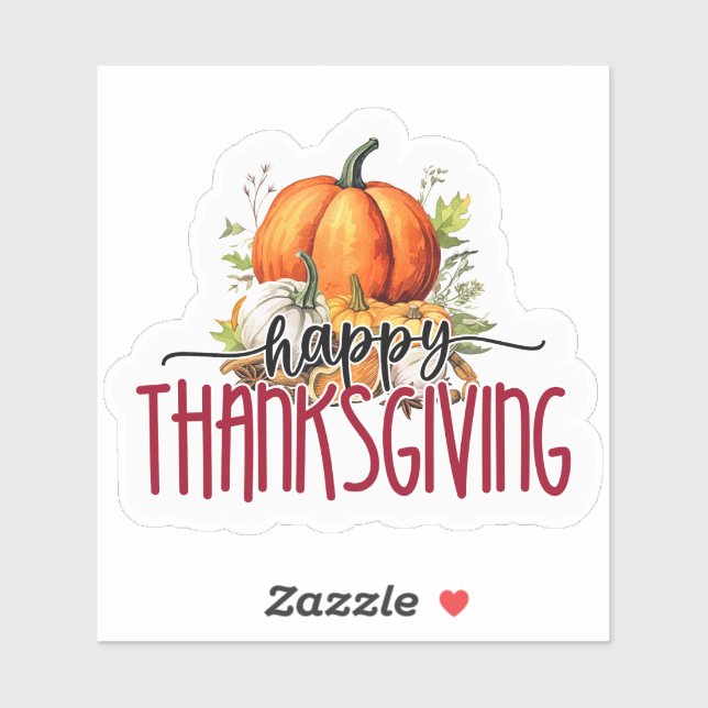 Happy Thanksgiving Sticker (Sheet)
