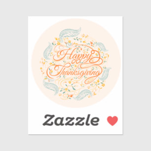 Happy Thanksgiving Sticker
