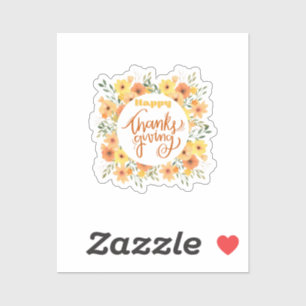Happy Thanksgiving  Sticker