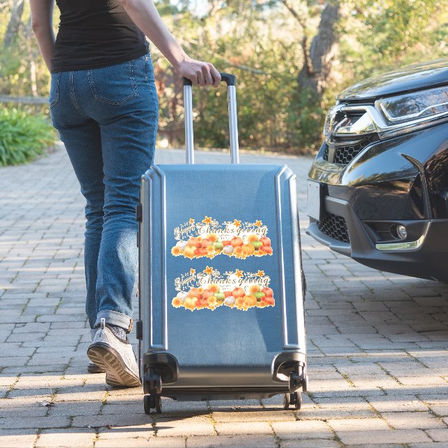 Happy Thanksgiving  Sticker (Suitcase Insitu)