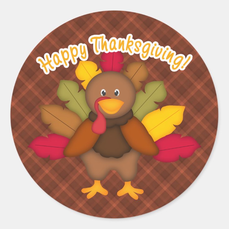 Happy Thanksgiving Sticker | Zazzle