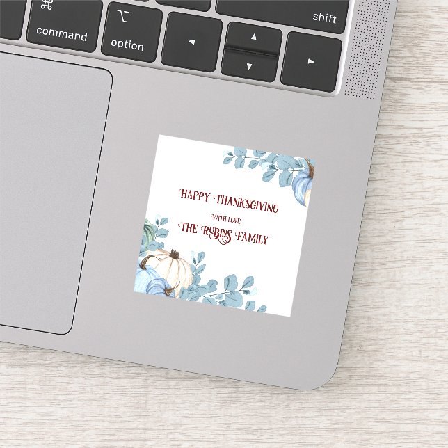 Happy Thanksgiving  Sticker (Detail)