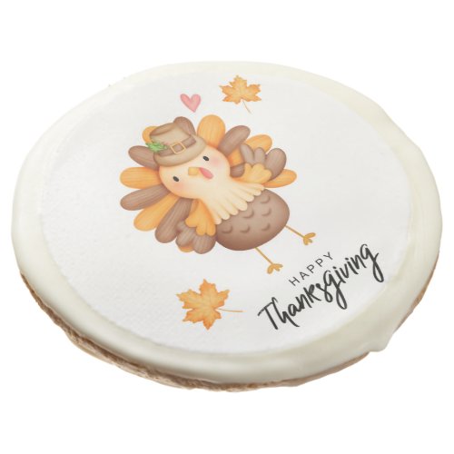 Happy Thanksgiving Sugar Cookie
