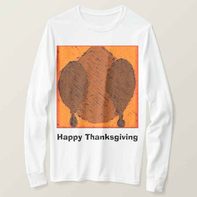 HAPPY THANKSGIVING T-Shirt (Design Front)