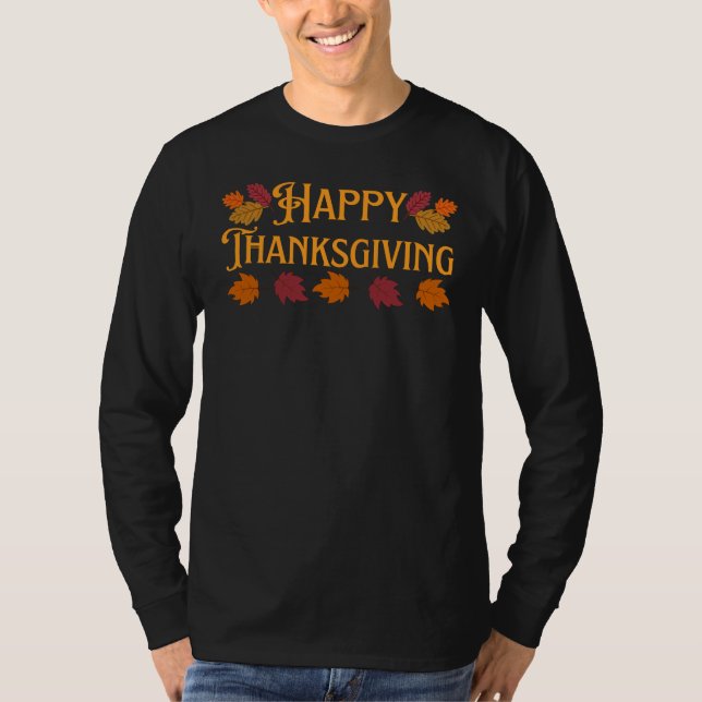 Happy Thanksgiving T-Shirt (Front)