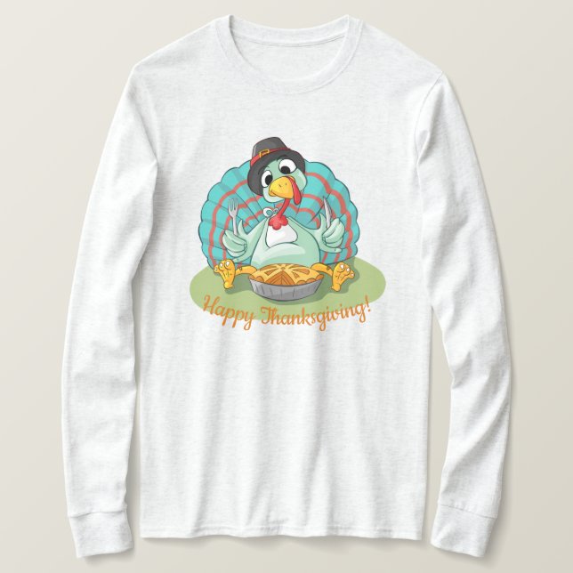 Happy Thanksgiving T-Shirt (Design Front)