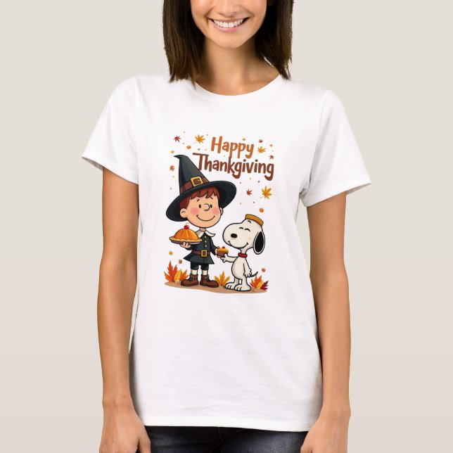 Happy Thanksgiving T-Shirt (Front)