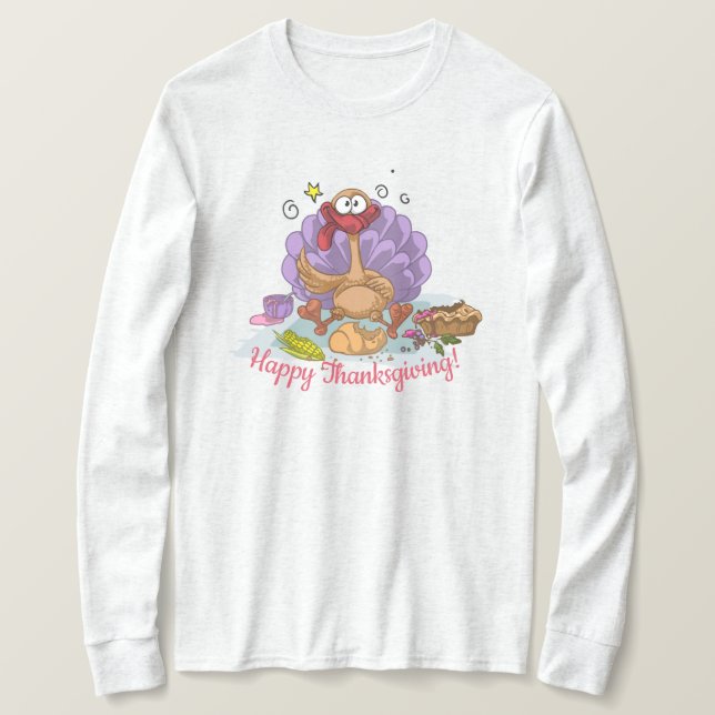 Happy Thanksgiving T-Shirt (Design Front)