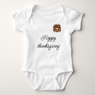 Happy Thanksgiving T-Shirt Baby Bodysuit