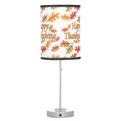 Happy Thanksgiving Table Lamp (Back)