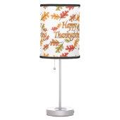 Happy Thanksgiving Table Lamp (Right)