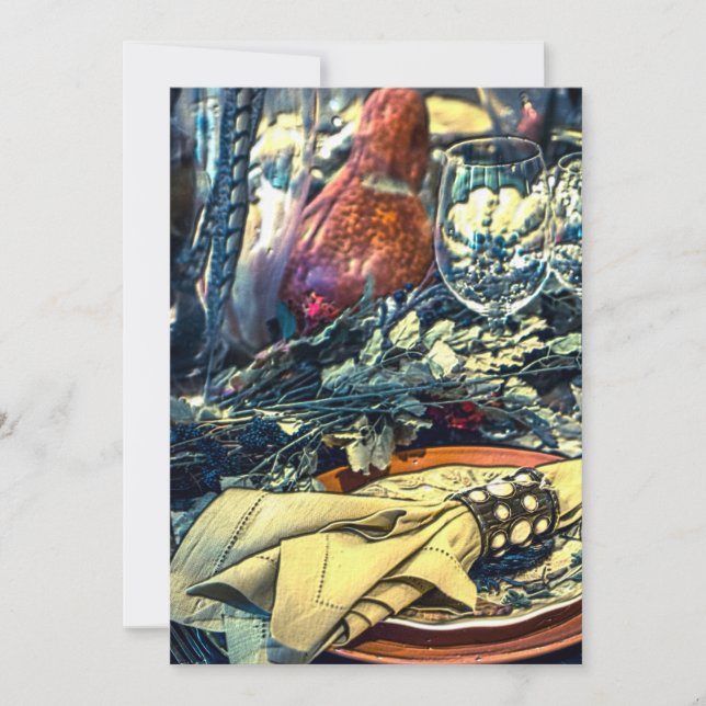 Happy Thanksgiving Table Setting (Front)