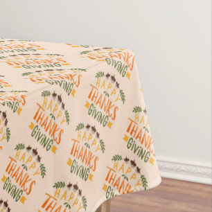 Happy Thanksgiving Tablecloth