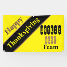Happy Thanksgiving Team Banner