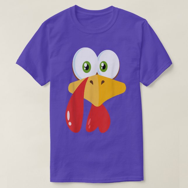 Happy Thanksgiving Tee for Boys Girls Kids Cute Tu (Design Front)