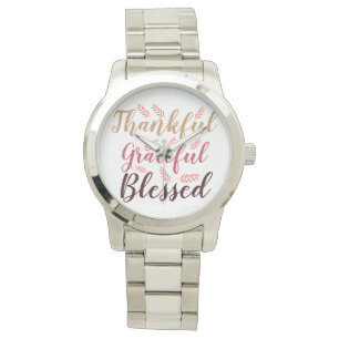 happy Thanksgiving Thankful, Grateful, Blessed Watch