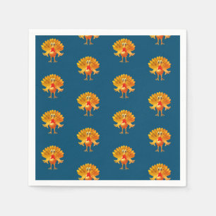 happy thanksgiving , thanksgiving turkey, napkins