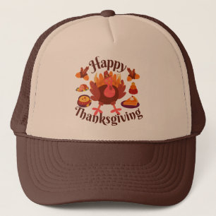 Happy Thanksgiving Trucker Hat