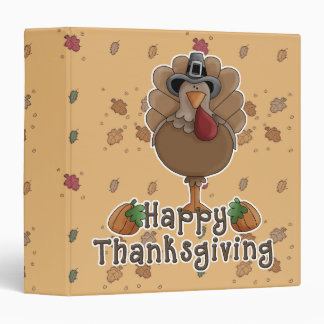 happy thanksgiving turkey binder