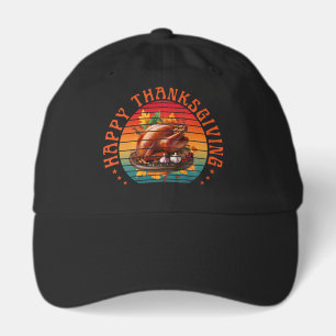 Happy thanksgiving turkey fall season autumn hat