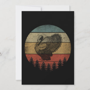 HAPPY THANKSGIVING TURKEY INVITATION