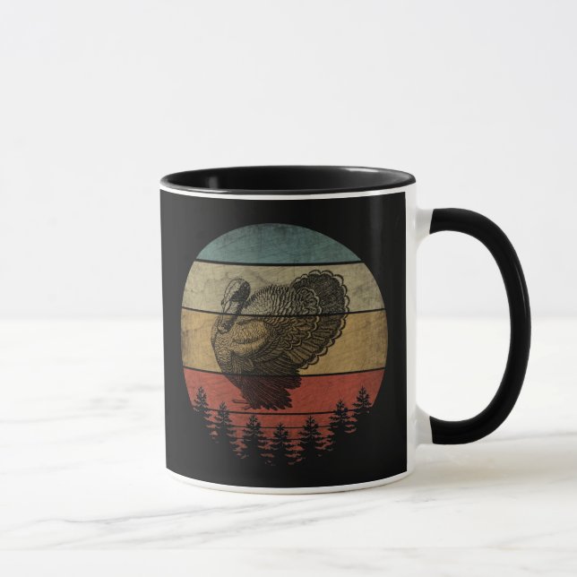 HAPPY THANKSGIVING TURKEY MUG (Right)