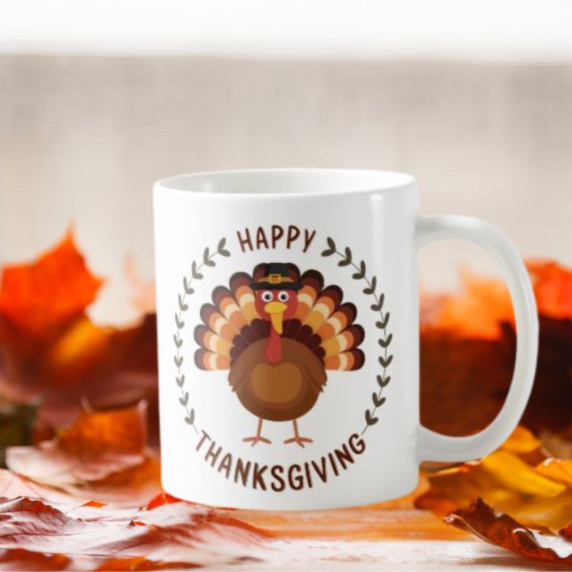 Happy Thanksgiving Turkey Mug (Creator Uploaded)
