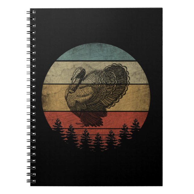 HAPPY THANKSGIVING TURKEY NOTEBOOK (Front)