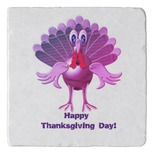 Happy Thanksgiving Turkey,Personalized Trivet