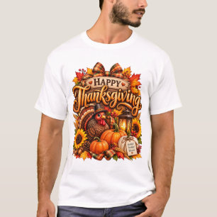 Happy Thanksgiving Turkey T-Shirt