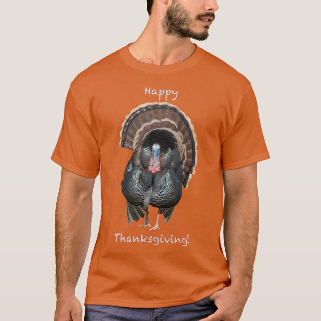 Happy Thanksgiving Turkey T-shirt (Front)