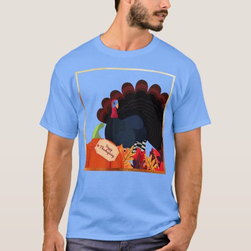 Happy Thanksgiving Turkey T_Shirt