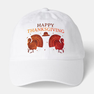 Happy Thanksgiving Turkey Trucker Hat