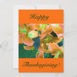 Happy Thanksgiving V Invitation