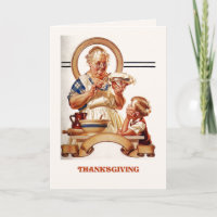 Happy Thanksgiving. Vintage Art Greeting Cards