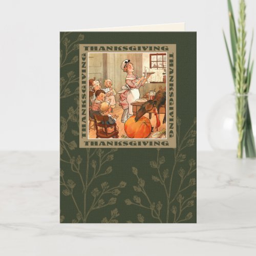 Happy Thanksgiving Vintage Art Greeting Cards