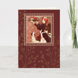Happy Thanksgiving. Vintage Art Greeting Cards