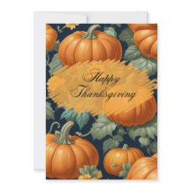 Happy Thanksgiving with Beautiful Pumpkins